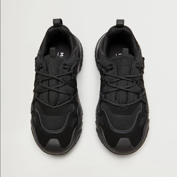 Mango Black Women's Sneakers - Picture 2 of 11